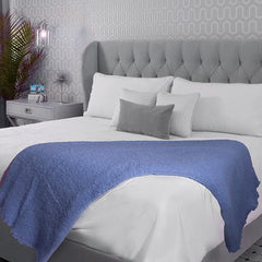 70% Mohair 30% Wool Blend Throw Blanket, 54