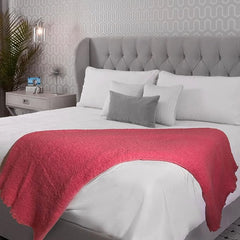 70% Mohair 30% Wool Blend Throw Blanket, 54