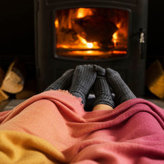 70% Mohair 30% Wool Blend Throw Blanket, 54