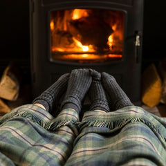 Irish Wool Throw Blanket – 100% Lambswool (72