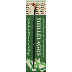 Shillelagh Walking Stick with Box, Handcrafted in Ireland Blackthorn Wood Cane, Black Lacquered Finish