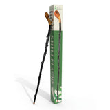 Shillelagh Walking Stick with Box, Handcrafted in Ireland Blackthorn Wood Cane, Black Lacquered Finish