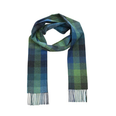 100% Irish Wool Plaid Scarf for Women & Men - Made in Ireland (9
