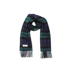 100% Irish Wool Plaid Scarf for Women & Men - Made in Ireland (9