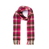100% Irish Wool Plaid Scarf for Women & Men - Made in Ireland (9
