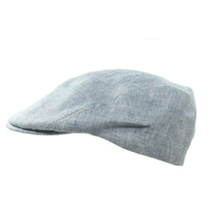 Linen Flat Cap Exclusive Lightweight Breathable Natural Irish Linen