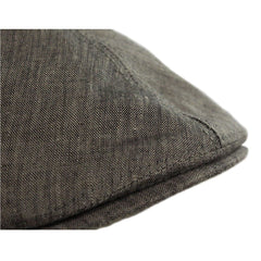 Linen Flat Cap Exclusive Lightweight Breathable Natural Irish Linen