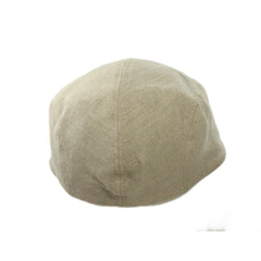 Irish Linen Newsboy Flat Cap - Cream, Lightweight & Breathable Slim Fit Hat