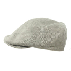 Linen Flat Cap Exclusive Lightweight Breathable Natural Irish Linen