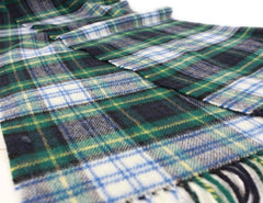 100% Wool Irish Plaid Scarf for Men and Women - 12