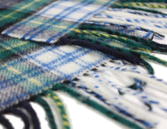 100% Wool Irish Plaid Scarf for Men and Women - 12