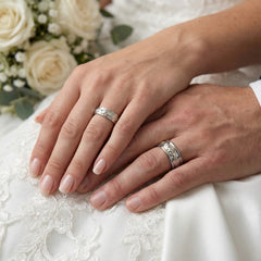 Sterling Silver Men's Irish Claddagh Ring for Wedding, Engagement, and Anniversary