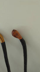 Authentic Blackthorn Shillelagh Walking Stick - Random shaped handles and shaft  -  Made by Mother Nature in Ireland. SEE IMAGES before buying
