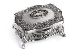 Celtic Pewter Jewelry Box: Timeless Irish Blessing