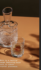 Irish Crystal Glass Hand Cut in Waterford - Single Crystal 10oz Tumbler Glass from Co. Waterford. Rare craftsmanship Made in Ireland