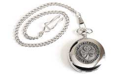 Celtic Shamrock Pocket Watch: Timeless Irish Gift