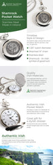 Celtic Shamrock Pocket Watch: Timeless Irish Gift