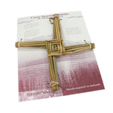 St. Brigid Cross Large Wall Hanging 10” x 10” x 1” made by Our Maker-Partner in Co. Roscommon