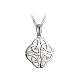 Sterling Silver Celtic Knot Necklace: Symbol of Unending Love – Irish Craftsmanship