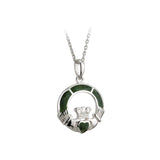 Connemara Marble Claddagh Necklace: A Stunning Irish Symbol
