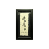 Slainte is the Irish Drinking toast - cheers and Good Health. Hand painted on paper and framed in Glass for easy wall hanging