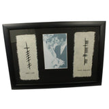 Irish Wedding Gift Framed Irish Blessing - Love and Happiness - insert your own photo - Hand painted words by Irish artist in Ireland.