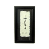 Irish Love - Gra (graw) is the Gaelic or Irish Wrod for Love. Hand painted and framed in 6