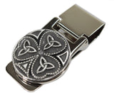 Irish Shamrock Trinity Money Clip: Stylish & Practical