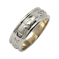 Sterling Silver Men's Claddagh Ring: Symbol of Love