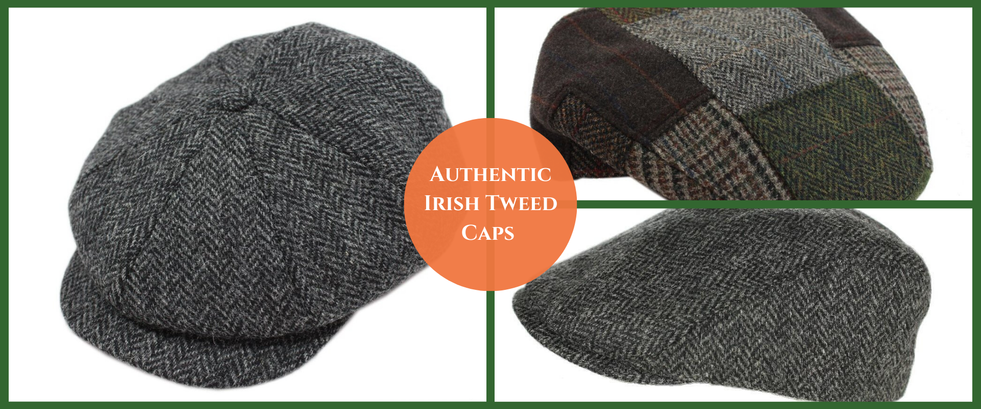 Irish Tweed Caps