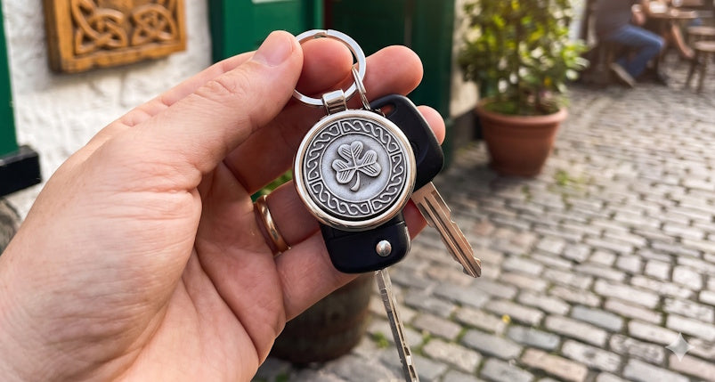 Sirish Keychains Irish Keychains: Celtic Shamrock and Claddagh Key Holders – Biddy ...