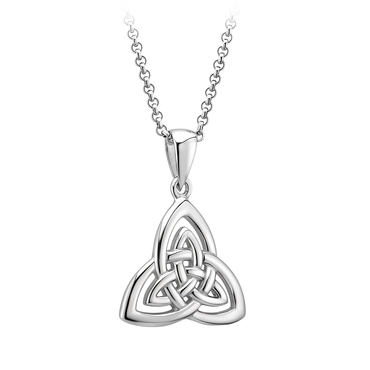 Sterling Silver Irish Trinity Knot Necklace: A Beautiful Symbol of Infinite Devotion