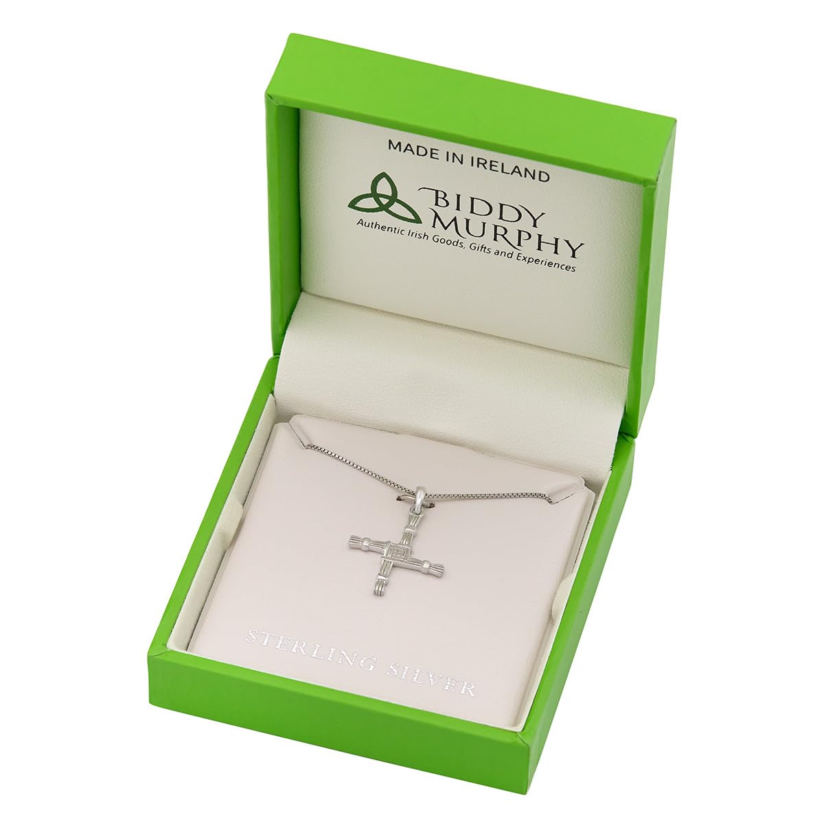 Sterling Silver Brigid Cross Necklace for Protection