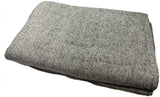 Solid Grey Irish Wool Throw Blanket – 100% Soft Lambswool (54