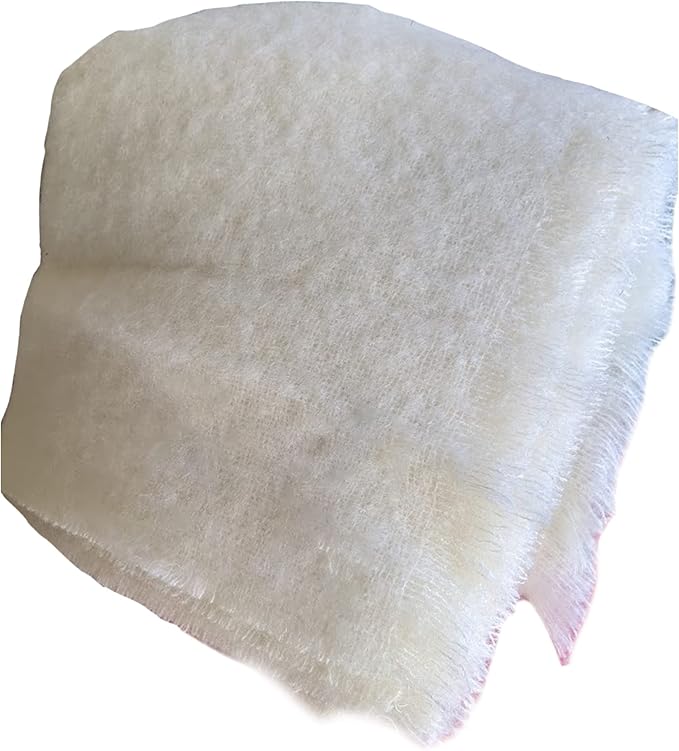 Irish Mohair Throw Blanket – Solid White, 70% Mohair Wool Blend (54" x 72"), Made in Ireland
