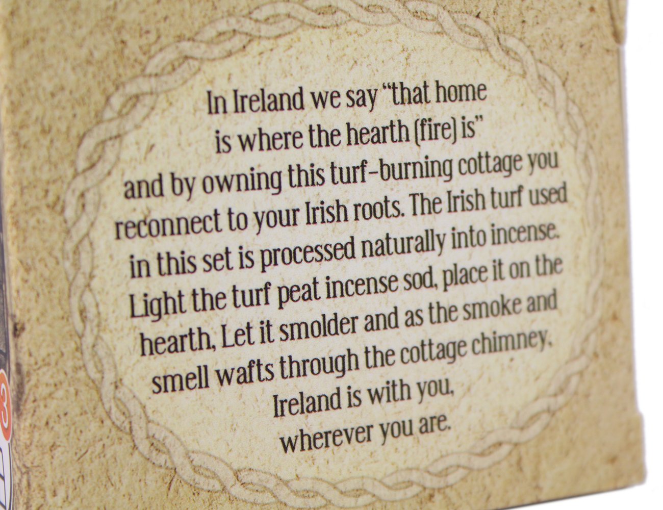 Biddy Murphy Irish Turf Ceramic Cottage Incense Burner: Includes 12 Irish Peat Briquettes, Made in Ireland