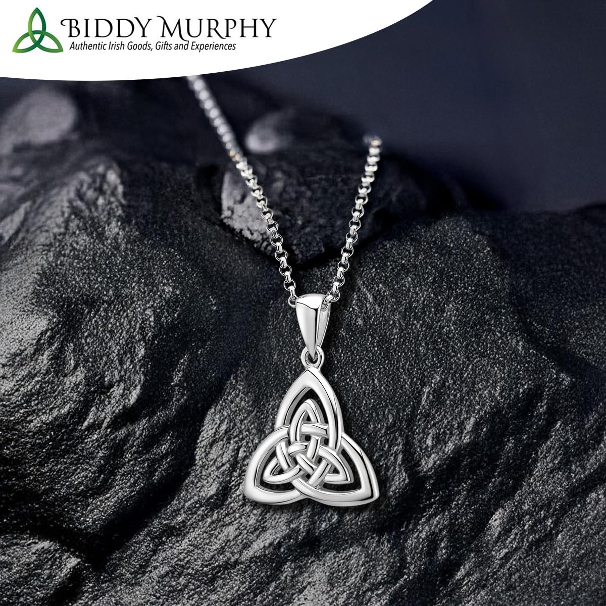 Sterling Silver Irish Trinity Knot Necklace: A Beautiful Symbol of Infinite Devotion