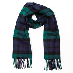 100% Irish Wool Scarf - Blackwatch Tartan Plaid, 9