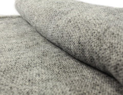 Solid Grey Irish Wool Throw Blanket – 100% Soft Lambswool (54