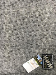 Solid Grey Irish Wool Throw Blanket – 100% Soft Lambswool (54