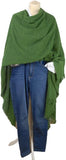 Irish Warm & Soft Lambswool Pashmina Shawl & Wrap for Women (Kelly Green, 54