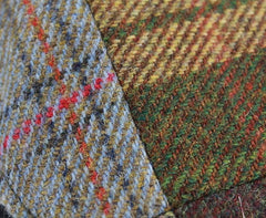 Irish Patchwork Flat Cap - Exclusive 100% Irish Wool Tweed - No Two Alike