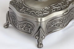 Claddagh Jewelry Box Two Sizes Love Loyalty Friendship Medallion Pewter Made in Ireland