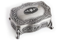 Claddagh Pewter Jewelry Box: Timeless Irish Elegance
