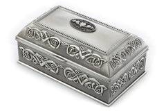 Claddagh Pewter Jewelry Box: Exquisite & Spacious Storage