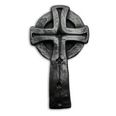 Celtic Wall Cross Glendalough Cross Irish Wall Hanging Sculpted Polyresin Crafted by Our Maker-Partner in Kinsale Co. Cork