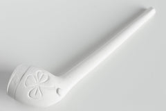 Clay Pipe Shamrock Design Made by our Maker-Partner in Ireland