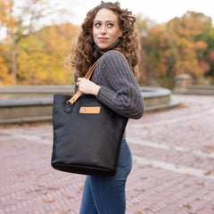 Italian Leather Shoulder Tote Bag, Celtic Embossed Handbag,  Handcrafted in Ireland