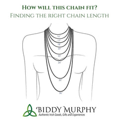 Trinity Knot Necklace - Easy Open Clasp and Sturdy Chain - 7/8