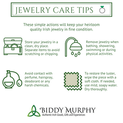 Gold Tree of Life Necklace Plated Trinity Knots Green Crystals 18" Chain by Our Maker-Partner in Co. Dublin